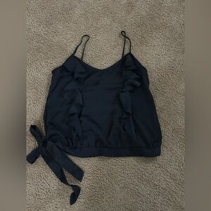 Old Navy Bow Tank - Shiny Black - M